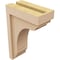 Ekena Millwork 4"W x 8"D x 12"H Classic Warren Rough Cedar Woodgrain TimberThane Corbel, Primed Tan CORUR04X08X12WARRCPR - alternate 5